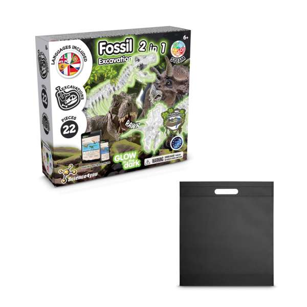 2 in 1 Fossil Excavation Kit IV Lernspiel lieferung inklusive einer non-woven tasche (80 g / m²)