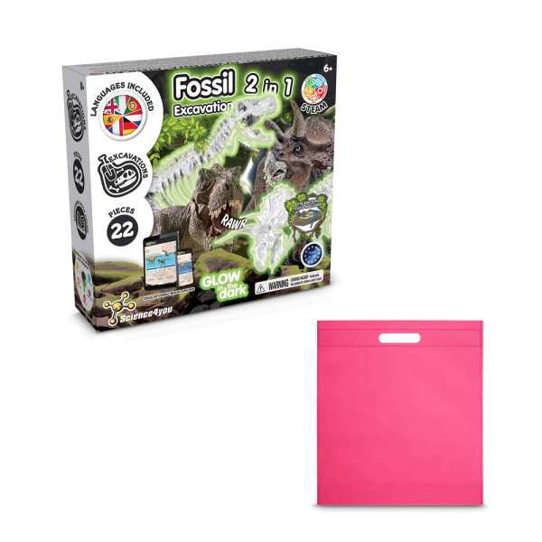 2 in 1 Fossil Excavation Kit IV Lernspiel lieferung inklusive einer non-woven tasche (80 g / m²)