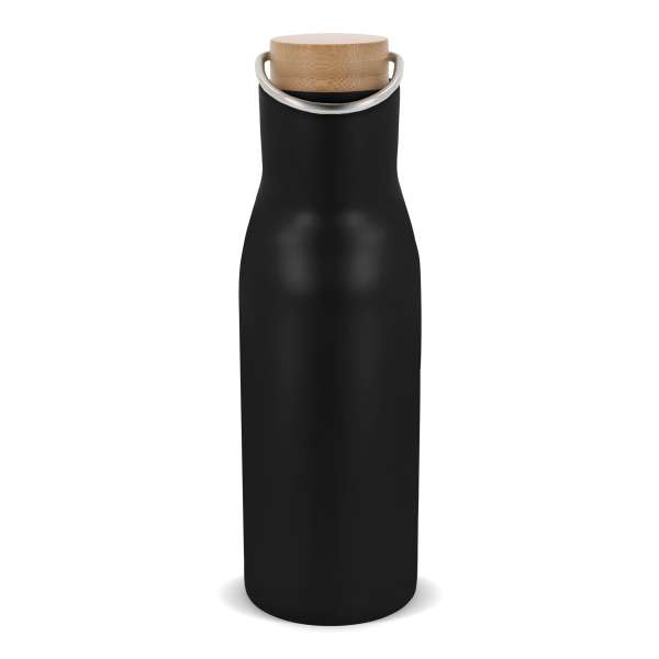 Isolier-Flasche mit Bambusdeckel, 500ml