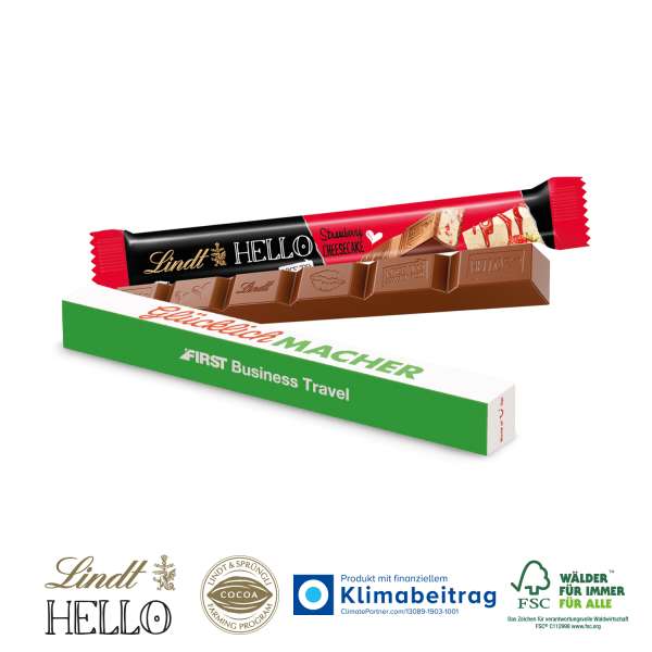 Schokoladen-Stick Lindt "HELLO"