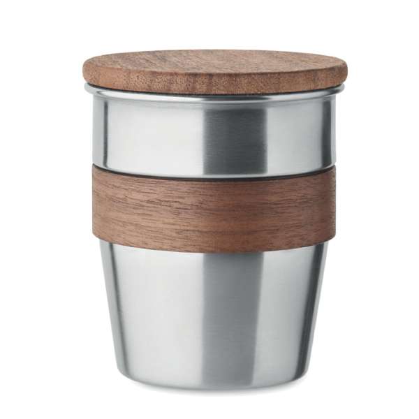 Einwandiger Becher 350 ml WALNUT