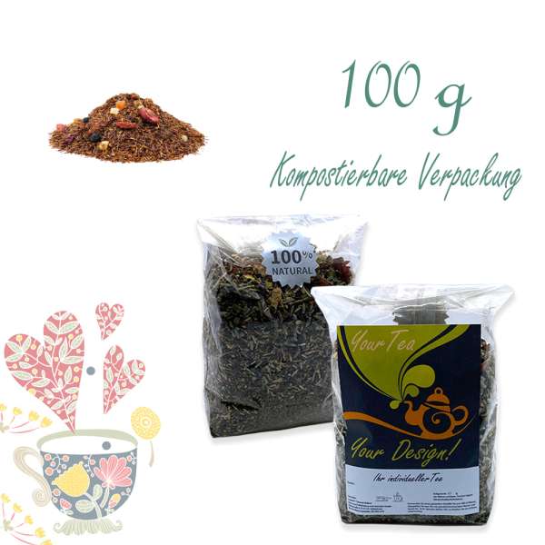 YuboFiT® Rotbuschtee Goji-Cranberry-Granatapfel