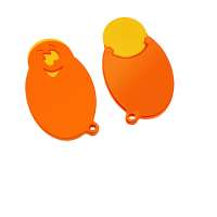 Chip Gelb, Chiphalter Orange