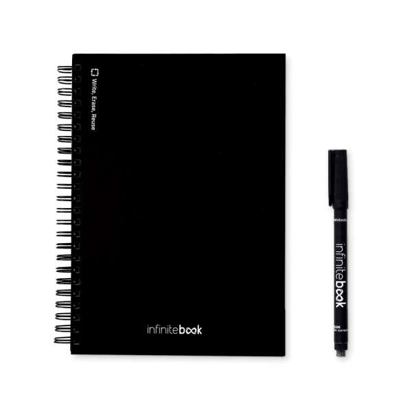 STARTER KIT INFINITEBOOK A5 Kit bestehend aus einem "Infinitebook", Reinigungsset, Marker und Marker