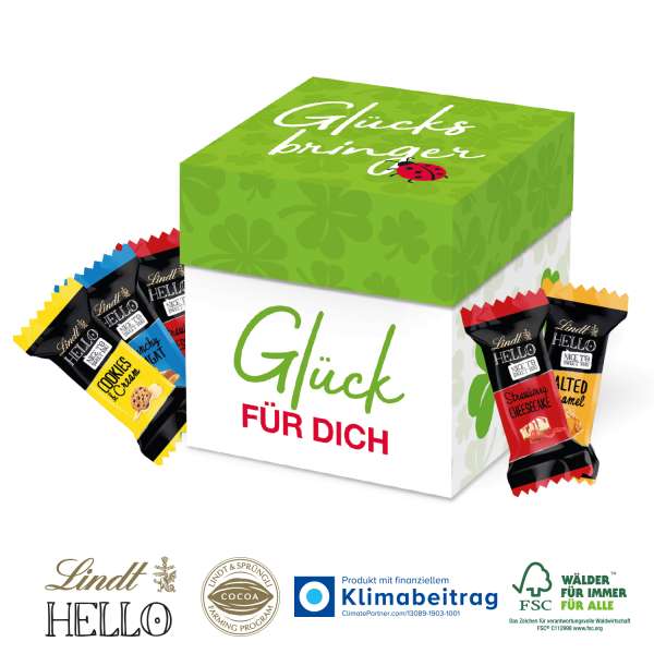 Würfelbox mit HELLO Mini Stick Mix