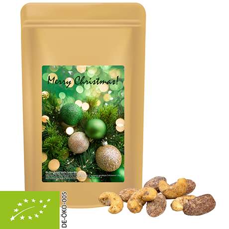 Bio Zimt-Mandel Vanille-Cashew Mix, ca. 30g, Standbeutel Midi