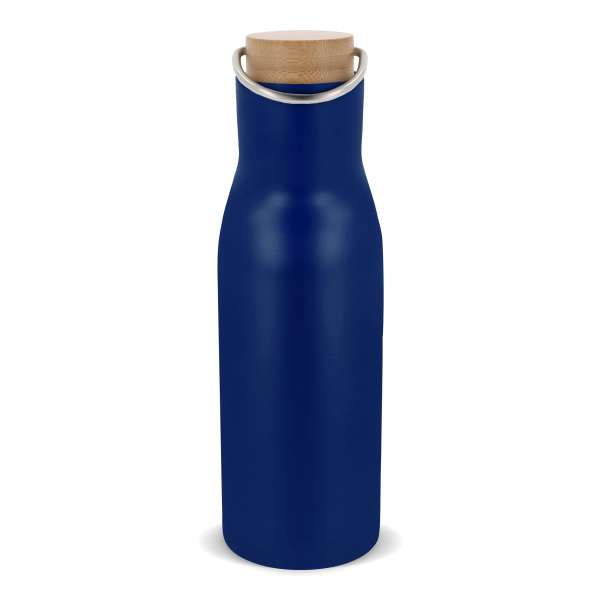 Isolier-Flasche mit Bambusdeckel, 500ml