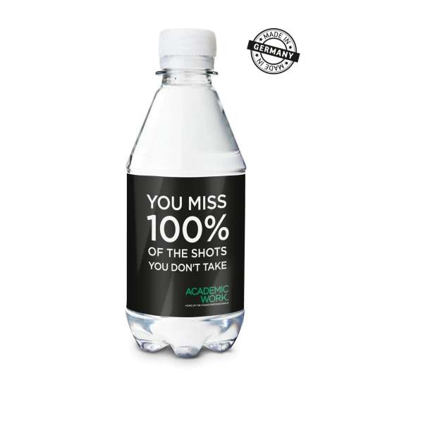 330 ml PromoWater - Mineralwasser, still, Hergestellt in Deutschland