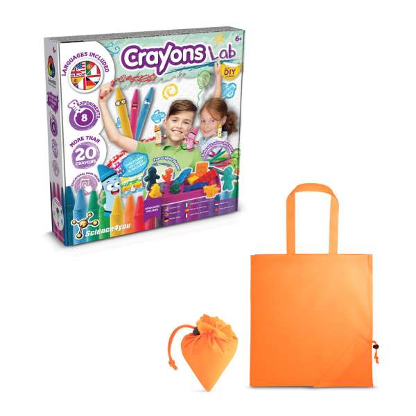 Crayon Factory Kit II Lernspiel lieferung inklusive einer faltbaren geschenktasche aus 190T