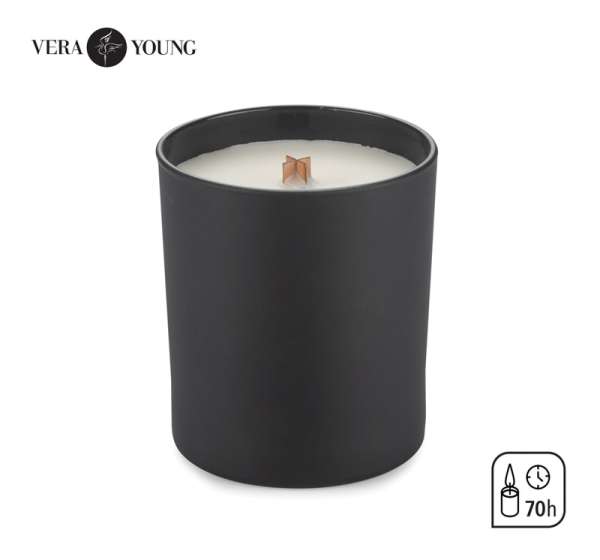 Sojawachskerze 220 g - Black Pomegranate - VERA YOUNG