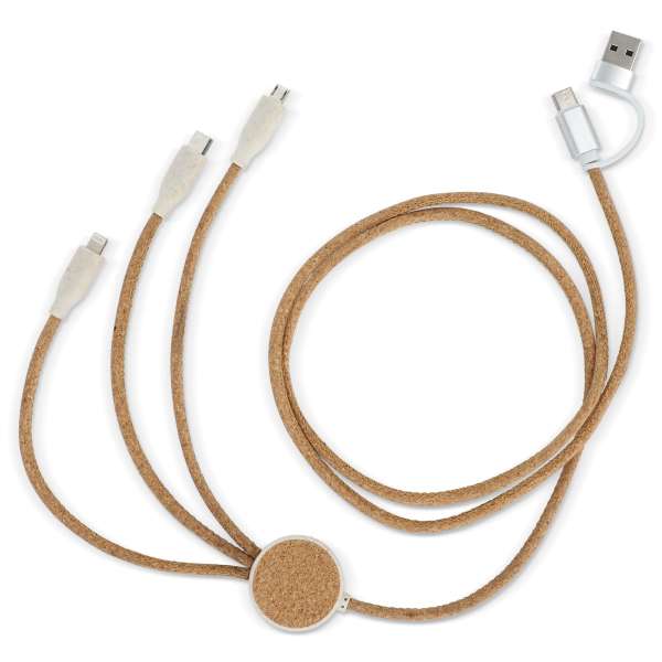 FSC cork 3 in 1 PD charging & data cable