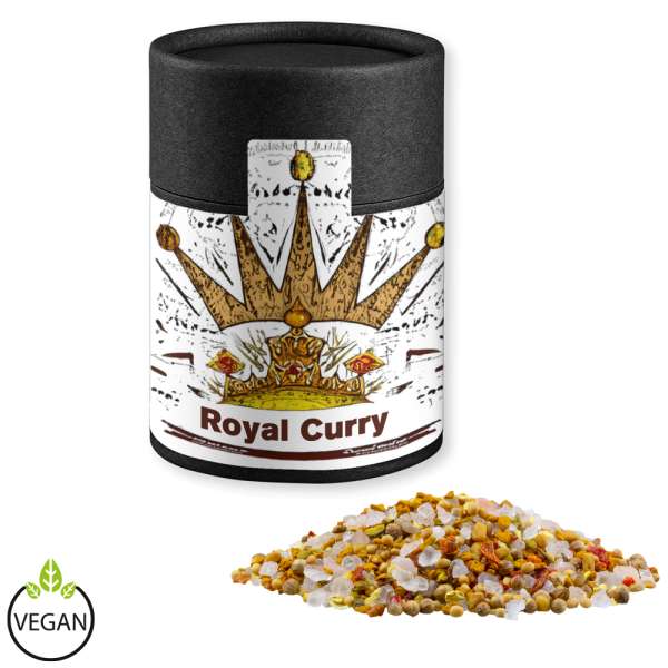 Royal Curry, ca. 110g, Kraftpapierdose Midi schwarz