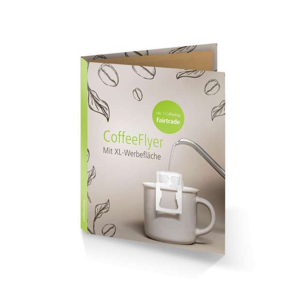 CoffeeFlyer - - naturbraun, Individual Design