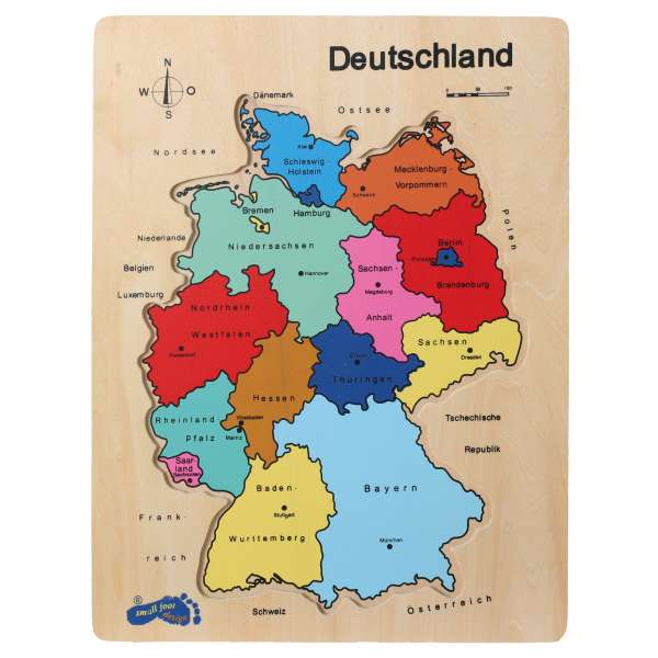 Holzpuzzle Deutschland