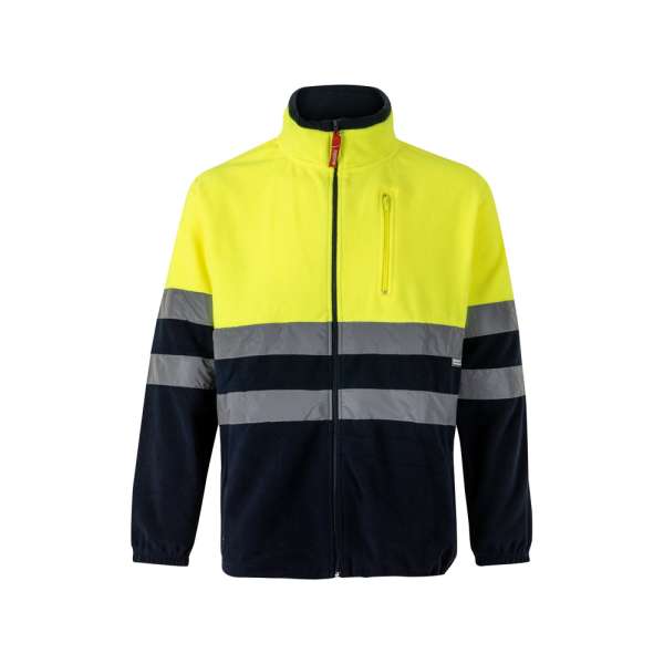 VL EROS LARGE Zweifarbige Fleecejacke (280g / m²), aus Polyester (100%)