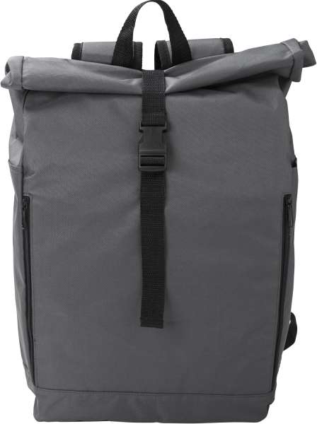 RPET-Polyester (600D) Rucksack mit Rollverschluss Evie