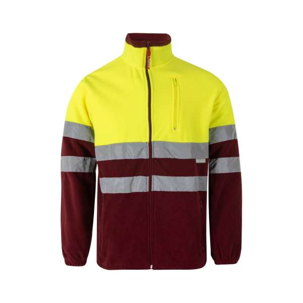 VL EROS Zweifarbige Fleecejacke (280g / m²), aus Polyester (100%)