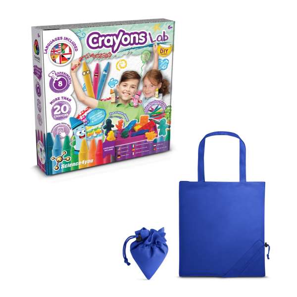 Crayon Factory Kit II Lernspiel lieferung inklusive einer faltbaren geschenktasche aus 190T