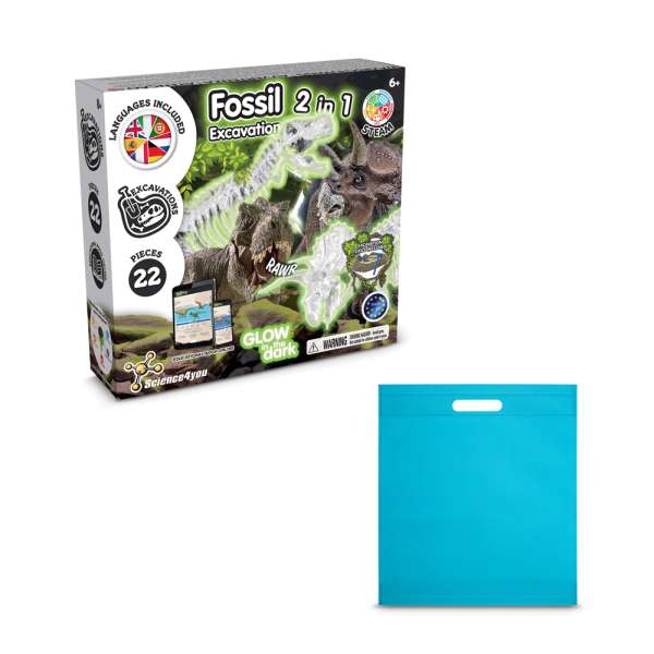 2 in 1 Fossil Excavation Kit IV Lernspiel lieferung inklusive einer non-woven tasche (80 g / m²)