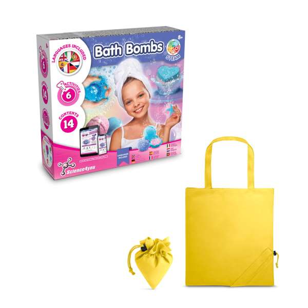 Bath Bombs Kit V Lernspiel lieferung inklusive einer faltbaren geschenktasche aus 190T