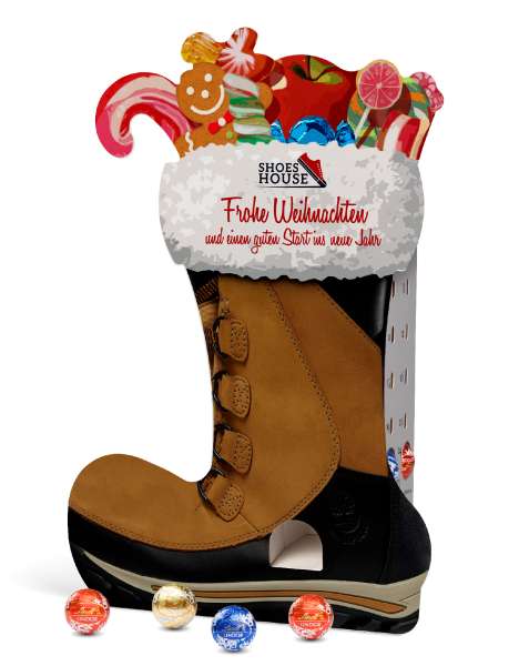 Lindt Lindor Adventsspender "Stiefel"