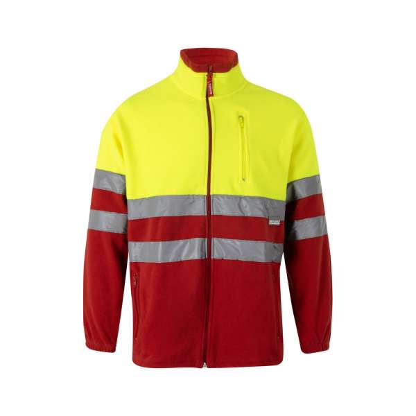 VL EROS Zweifarbige Fleecejacke (280g / m²), aus Polyester (100%)