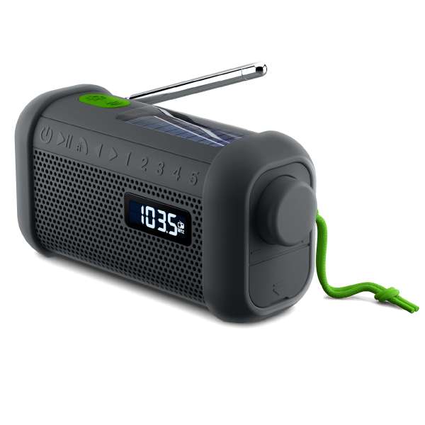 Muse Radio, Bluetooth-Lautsprecher mit Solar- und Öffnungsmechanismen