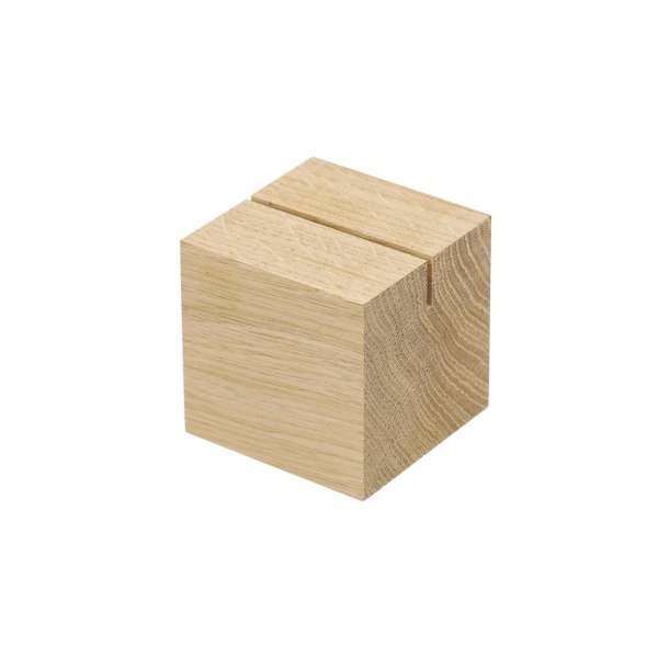 Holzmenükartenhalter "Cube"