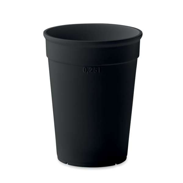 Recycelter PP-Becher 250 ml AWAYCUP