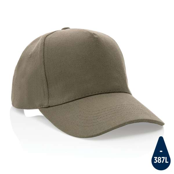 Impact 5 Panel Kappe aus 280gr rCotton mit AWARE™ Tracer