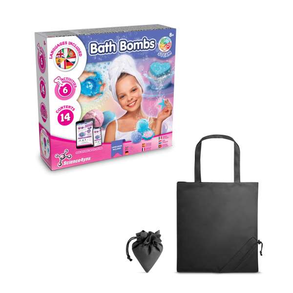 Bath Bombs Kit V Lernspiel lieferung inklusive einer faltbaren geschenktasche aus 190T