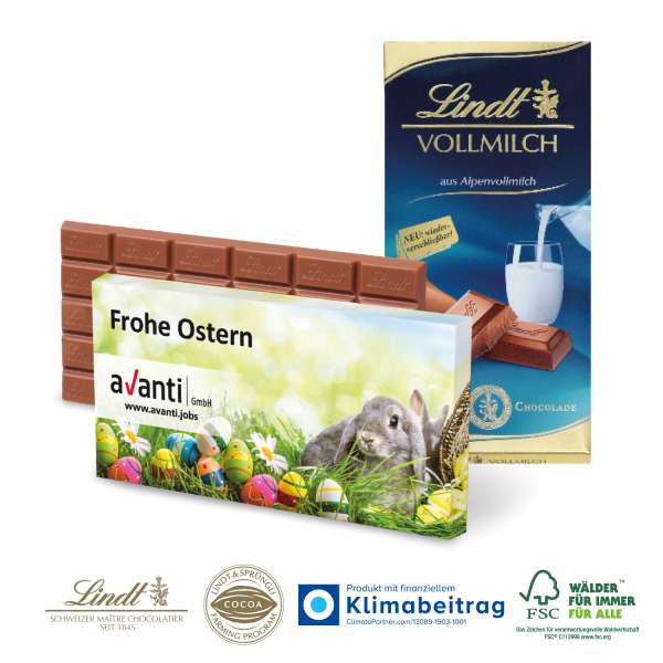 Premium Schokolade von Lindt, 100 g