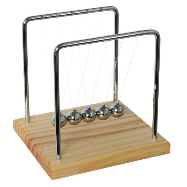 Kugelspiel Holzsockel natur 14 cm