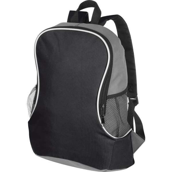 Rucksack mit Seitenfächern aus Polyester