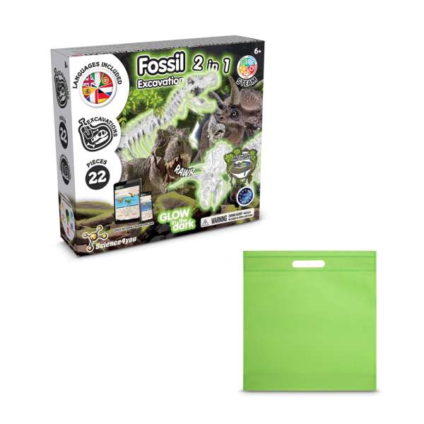 2 in 1 Fossil Excavation Kit IV Lernspiel lieferung inklusive einer non-woven tasche (80 g / m²)