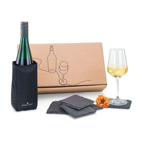 Geschenkset / Präsenteset: Wein-Kühlung