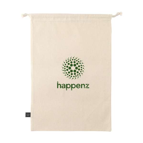 Gift Pouch Naturel GRS Recycled Cotton (150 g / m²) L