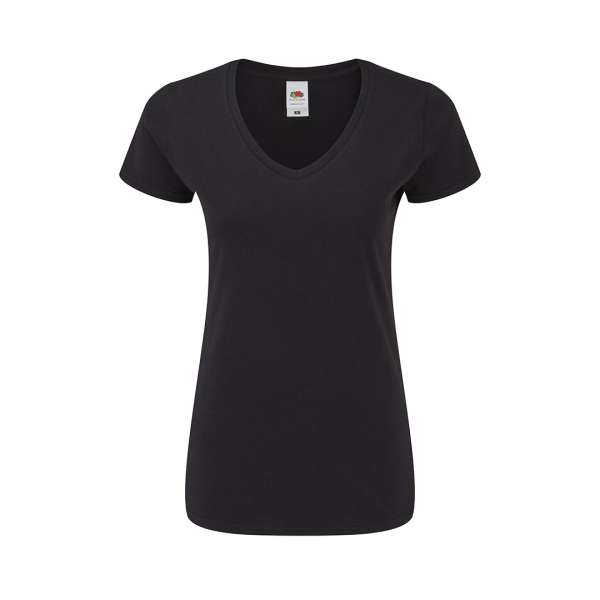 Frauen Farbe T-Shirt Iconic V-Neck