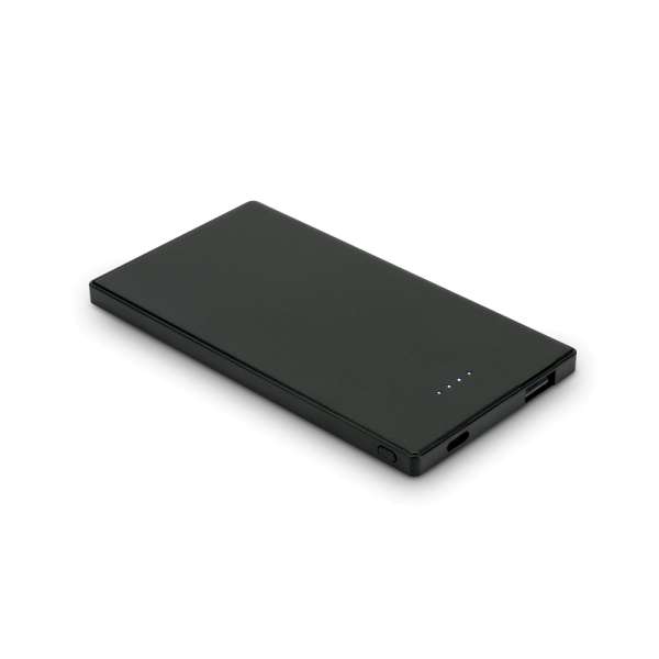 DENNING Powerbank Slim mit 5'000 mAh aus Edelstahl