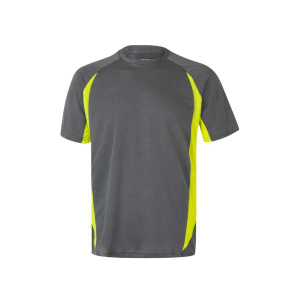 VL SLAYER Zweifarbiges technisches T-Shirt mit Bird-Eye-Design (160 g / m²), aus Polyester (100%)