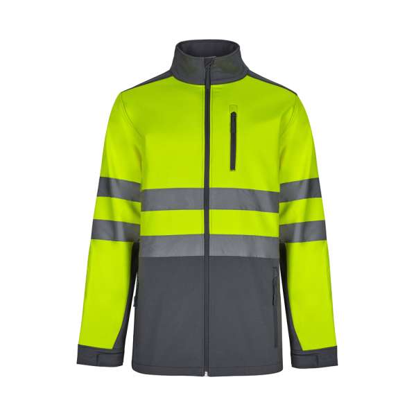 VL HESTIA Zweifarbige Softshell-Jacke (280 g / m²) aus Polyester (96 %) und Elastan (4 %)